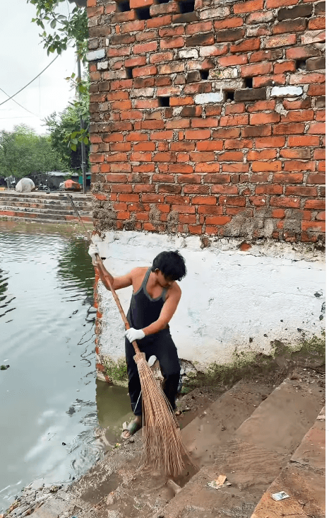 Ghat Steps Cleanliness Drive