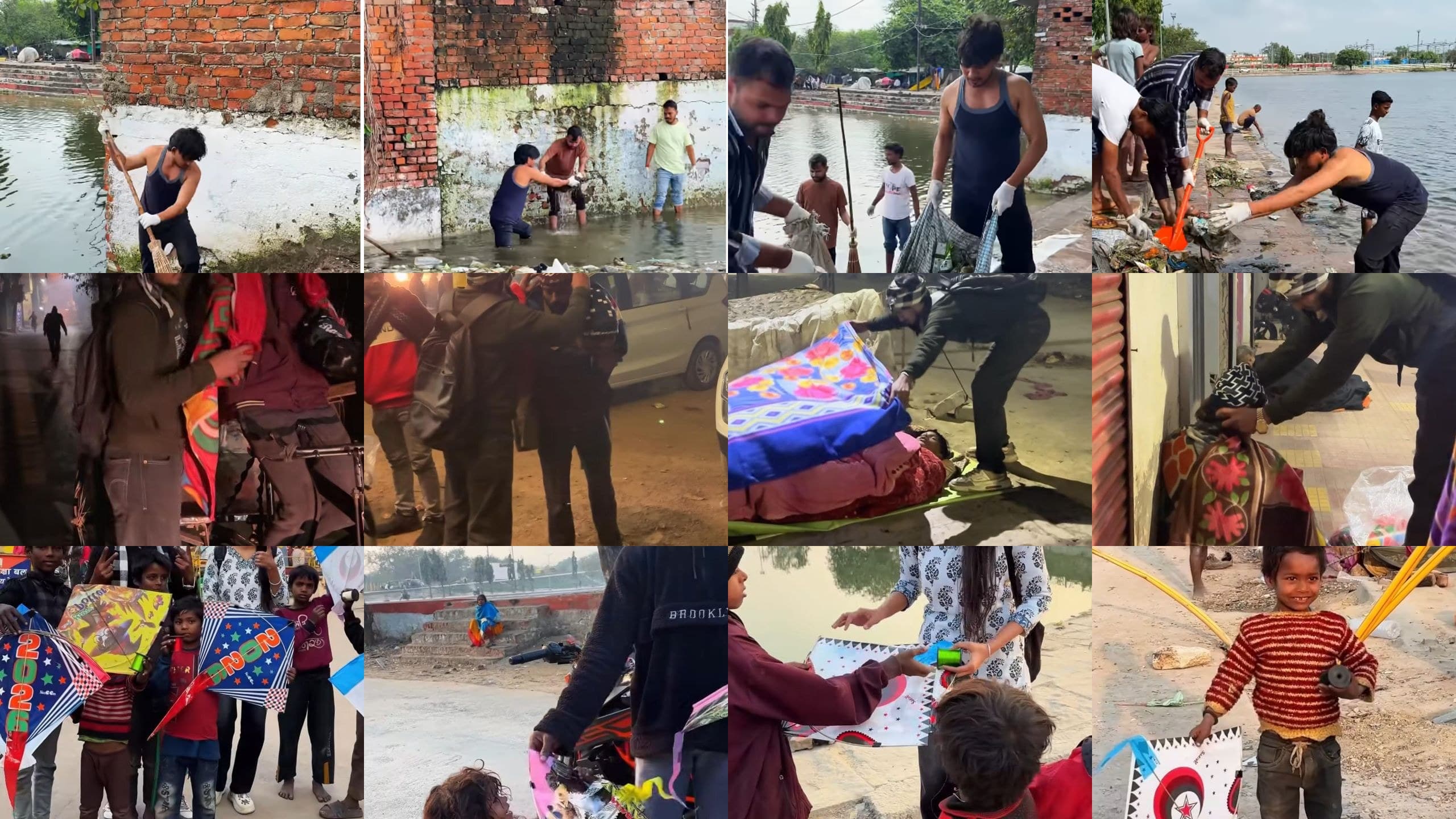 Welfare & Seva Action Photo Wallpaper