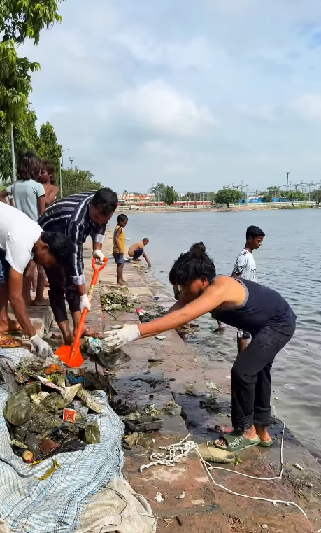 Manasarovar Talab Cleaning 